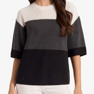 🌸 #4080-7. Colorblock Women's Sweater